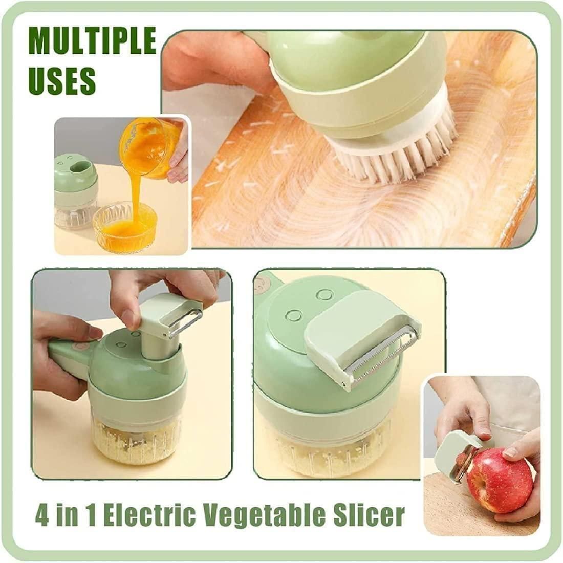 ✨4 in 1 Handheld Electric Vegetable Cutter Set ✨