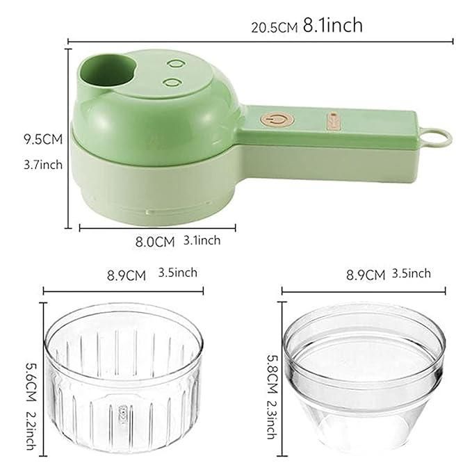 ✨4 in 1 Handheld Electric Vegetable Cutter Set ✨
