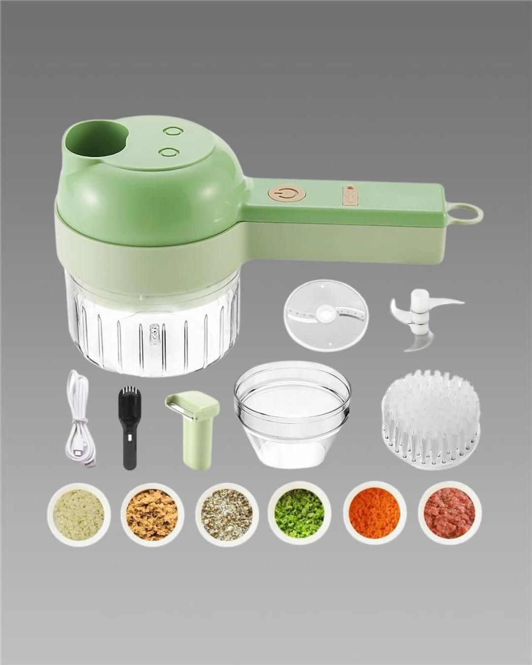 ✨4 in 1 Handheld Electric Vegetable Cutter Set ✨