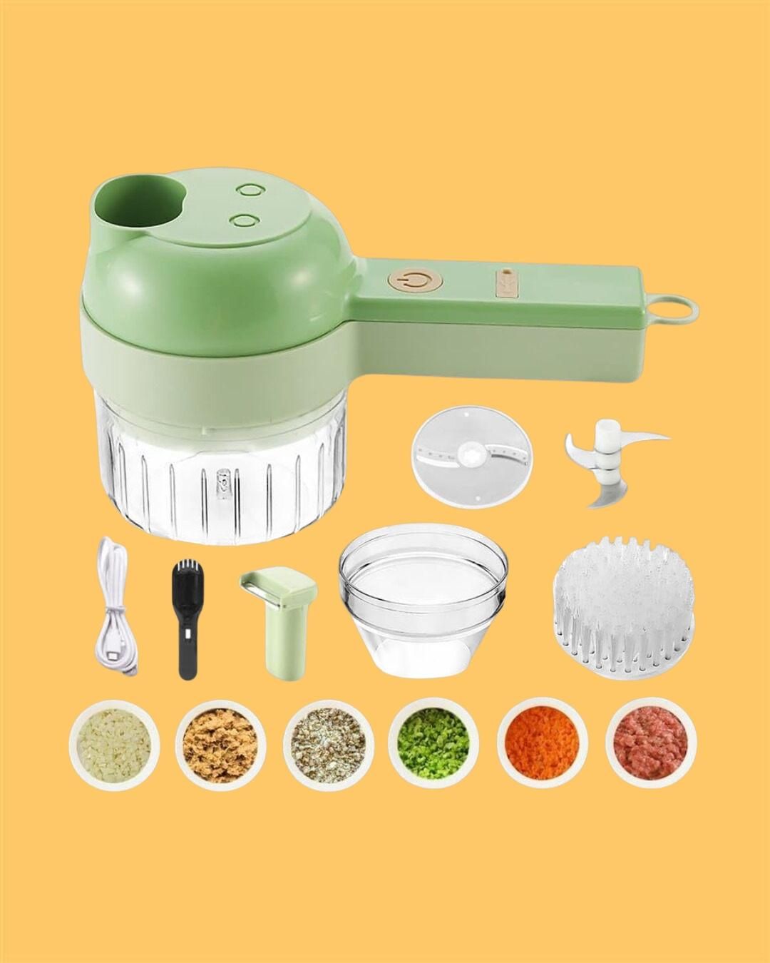 ✨4 in 1 Handheld Electric Vegetable Cutter Set ✨