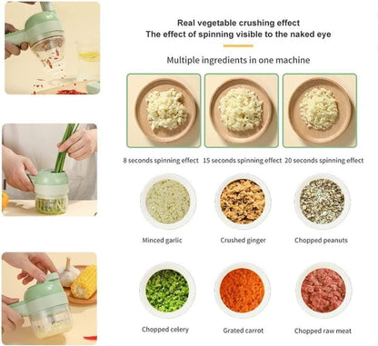 ✨4 in 1 Handheld Electric Vegetable Cutter Set ✨